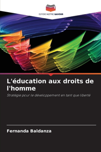L'éducation aux droits de l'homme