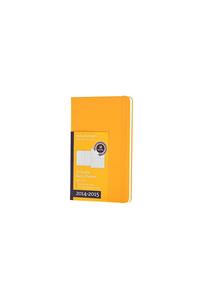 2015 Moleskine Orange Yellow Large Weekly Turntable Notebook