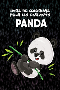 Panda livre de coloriage pour les enfants