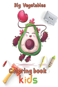 Big Vegetables Coloring book kids