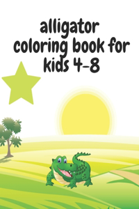 alligator coloring book for kids 4-8