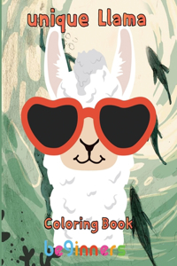 unique Llama Coloring Book beginners