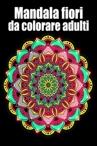 Mandala fiori da colorare adulti