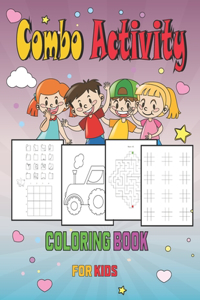 Combo Activity Coloring Book for Kids