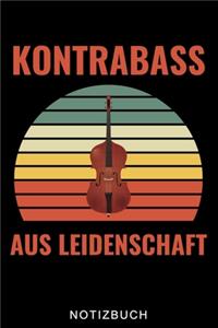 Kontrabass Aus Leidenschaft Notizbuch