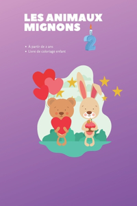 coloriage enfant Les Animaux Mignons À partir de 2 ans
