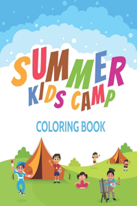 Summer Kids Camp Coloring Book