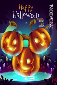Happy Halloween Coloring Books For Adults Funny Inspirational