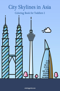 City Skylines in Asia Coloring Book for Toddlers 1