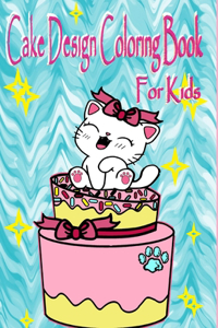 Cake Design Coloring Book For Kids