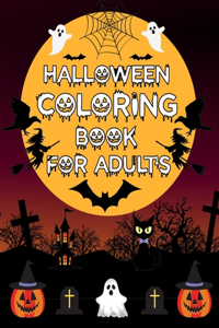 Halloween Coloring Book For Adults