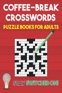 Coffee-Break Crosswords Puzzle Books for Adults