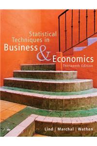 Statistical Techniques in Business & Economics [With CDROM]