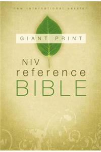 NIV, Reference Bible, Giant Print, Paperback
