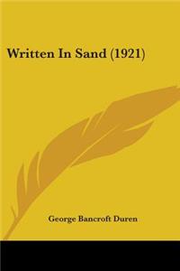Written In Sand (1921)