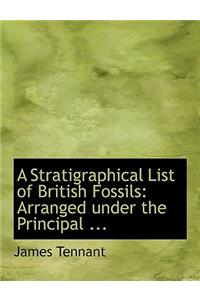 A Stratigraphical List of British Fossils