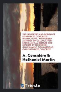 The Properties and Design of Reinforced Concrete
