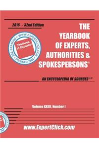 Yearbook of Experts -- 2016