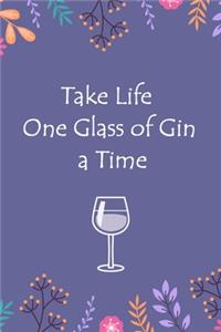 Lined Notebook with Quote - Gin Gifts for Women, Gifts for Gin Lovers