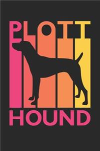 Vintage Plott Hound Notebook - Gift for Plott Hound Lovers - Plott Hound Journal