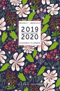 July 2019 - June 2020 Weekly + Monthly Academic Planner