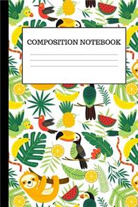 Fruity Paradise Composition Notebook