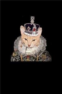 Queen Cat With Crown Journal