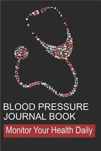 Blood Pressure Journal Book