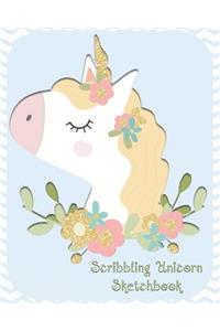 Scribbling Unicorn Sketchbook