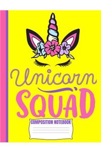 UNICORN SQUAD Composition Notebook
