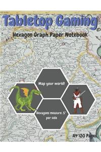 A4 Hexagon Graph Paper Notebook