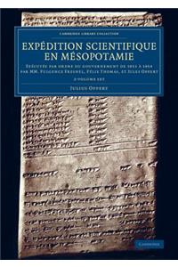 Expédition Scientifique En Mésopotamie: Exécutée Par Ordre Du Gouvernement de 1851 À 1854 Par MM. Fulgence Fresnel, Félix Thomas, Et Jules Oppert