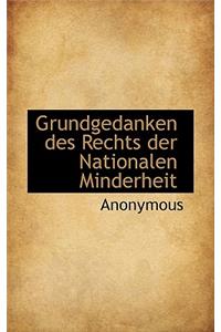 Grundgedanken Des Rechts Der Nationalen Minderheit