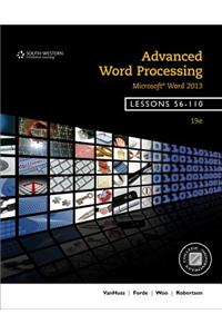 Advanced Word Processing, Lessons 56-110: Microsoft (R) Word