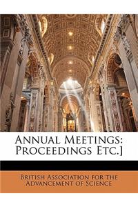 Annual Meetings