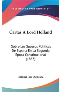 Cartas A Lord Holland