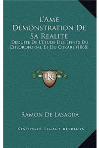 L'Ame Demonstration de Sa Realite