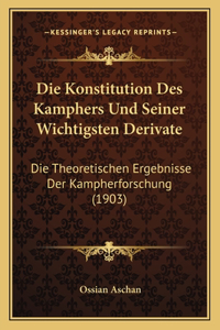 Die Konstitution Des Kamphers Und Seiner Wichtigsten Derivate