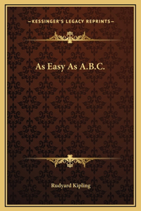As Easy As A.B.C.