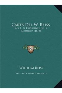 Carta Del W. Reiss