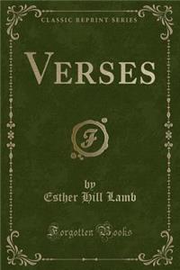 Verses (Classic Reprint)