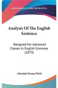 Analysis of the English Sentence