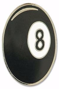 Enamel Pin 8 Ball