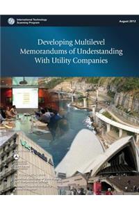 Developing Multilevel Memorandums of Understanding With Utility Companies