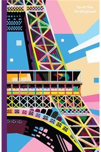 Pop Art Paris Dot-Grid Journal