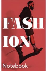Notebook: Fashion Sketchbook, Notes, Ruled Paper, Matte Cover (Modern Design Series)