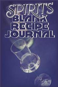 Spirits Blank Recipe Journal