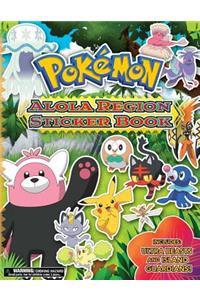 Pokémon Alola Region Sticker Book