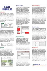 Excel Formulas Laminated Tip Card