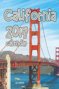 California 2019 Calendar (UK Edition)